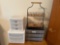 Plastic Drawer Units & 2-Tier Metal Rack