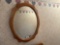 Oak Frame Wall Mirror with Curved Edge