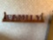 Wall Shelf with FAMILY Letter Decor