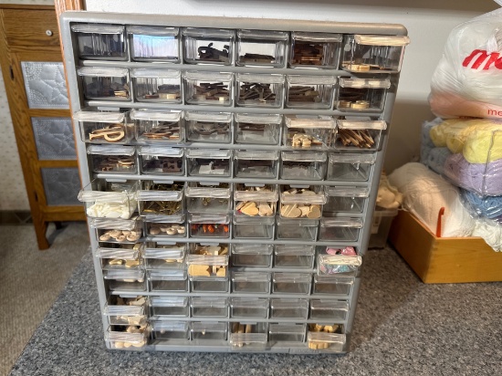 Multi-Drawer Organizer w/Mini Art Pieces