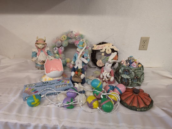 Pastel Easter Wreaths & Spring Decor