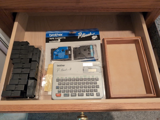Brother P Touch III Label Printer and tape cassettes