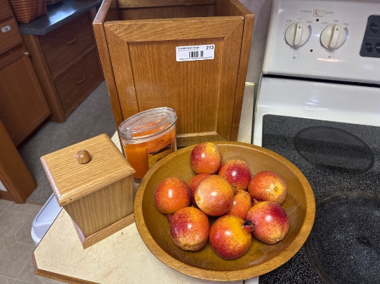 Wood Planter Box, Wood Bowl, Misc