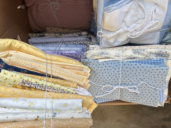 Blue & Yellow Quilting Fabric Bundles