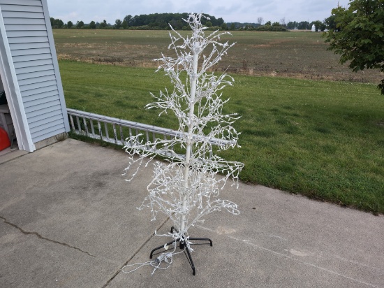 Pre-Lit White LED Twig Tree