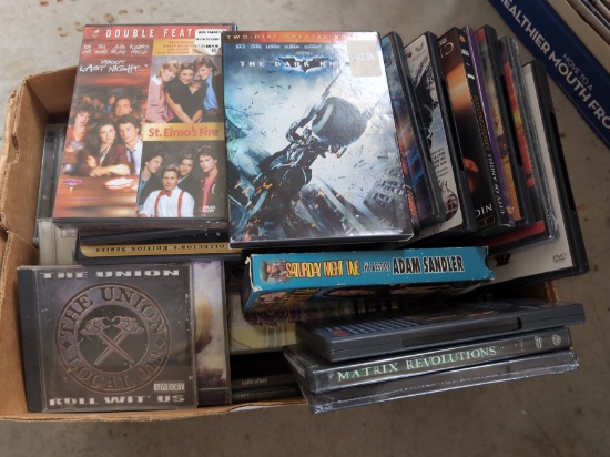 DVDs and Music CDs
