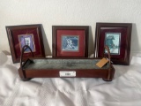 Richmond Galleries framed Prints &  Rustic Galvanized Tray
