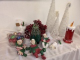 Christmas Decor Lot  Angel, Lights & Ornaments