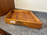 Vintage Wood Adjustable Sieve  A.S. Clough