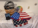 Mixed Cords, Flags and Vintage Koch 72000 Feeling Thermometer