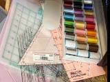 Quilting Rulers & Thread Lot