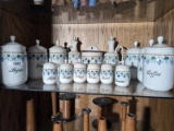 Vintage German Ceramic Canister Set