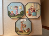 Vintage 3D Laundry Wall Plaques
