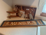 Wooden Laundry Decor Lot