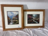 Thomas Kinkade Framed Art Prints (2 pcs)