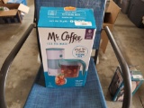 Mr. Coffee 3-quart iced tea maker, model TM75, in original packaging.