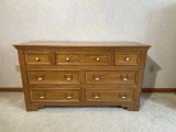 7 Drawer Style Solid Oak Dresser