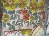 Vintage Oversized Floral Quilt with Pillow Cover & Sheets