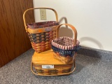 Longaberger Patriotic Basket Trio w/ Liners
