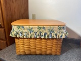 Large Longaberger Basket/Tote with Liner