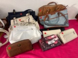 Assorted Handbags & Wallets (9pcs)