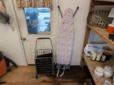 Rolling Laundry Cart & Ironing Board