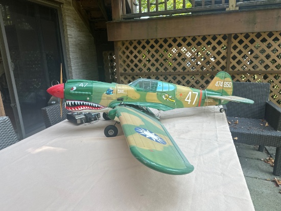 Vintage Rc Midwest Cherokee .40 Scale Model Airplane