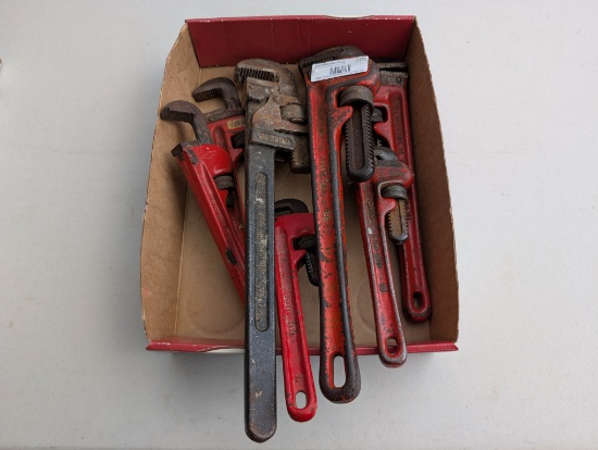 Set of Vintage Pipe Wrenches
