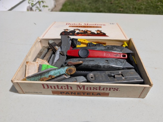 Vintage Box with Utility Knives