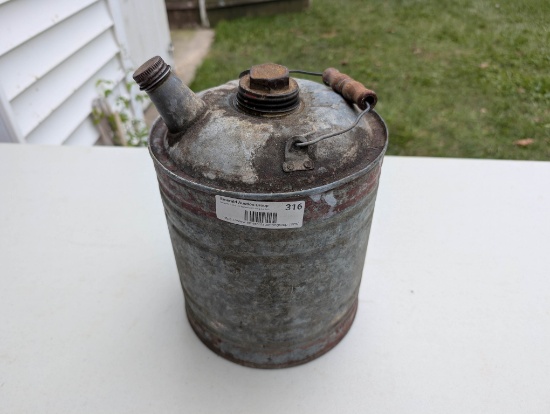Vintage Metal Fuel Can