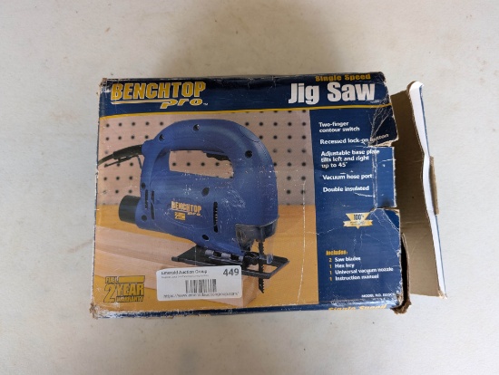 Benchtop Pro Jig Saw | Heavy Construction Equipment Light Equipment ...