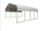 STEEL CARPORT 20'W X 20'L