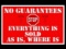 ##NO GUARANTEES
