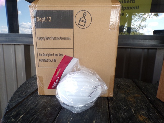 DUST MASKS QTY 1200 - 10 BOXES