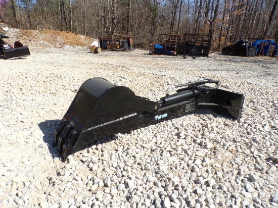 STRAIGHT ARM BUCKET FOR MINI SKID STEER