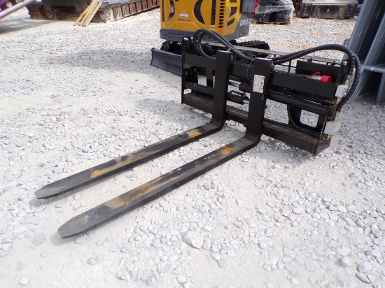 HYDRAULIC SKID STEER PALLET FORKS
