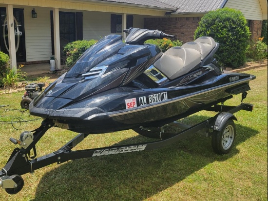 2014 YAMAHA SVHO 250HP WAVE RUNNER WITH TRAILER