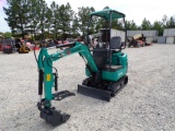 MINI EXCAVATOR WITH THUMB - QK16R - TEAL