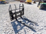 48'' WALK THROUGH STYLE SKID STEER FORKS