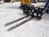 HYDRAULIC SKID STEER PALLET FORKS