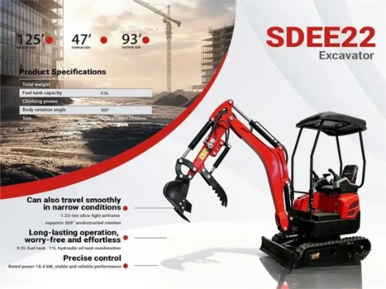 Mini Excavator- Sdee22