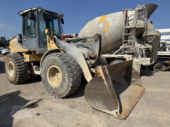 2011 JOHN DEERE 524K WHEEL LOADER- COVINGTON, TN