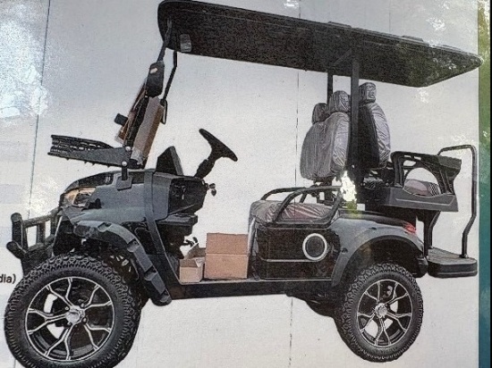 4 SEATER ELECTRIC GOLF CART- ASSEMBLY REQUIRED
