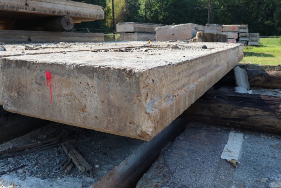 QTY 1 - 15' FLAT CONCRETE BRIDGE SLABS - COUNTY OWNED - HENDERSON, TN