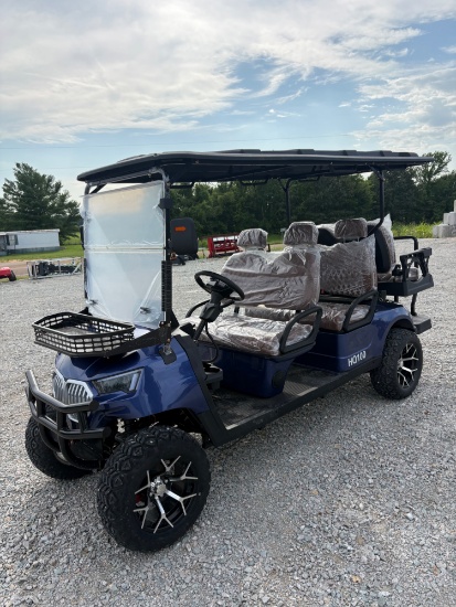 6 SEATER ELECTRIC GOLF CART - ASSEMBLY REQUIRED- PLEASE SEE ALL PICTURES