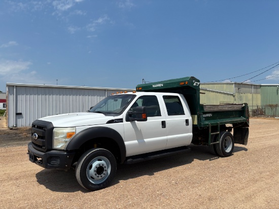 2011 Ford F-550 Dump Truck- Greenwood,Ms