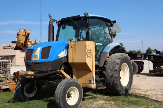 NEW HOLLAND T6020 TRACTOR W/ BUSH HOG & DITCHER - COUNTY OWNED - LOCATED IN HENDERSON, TN