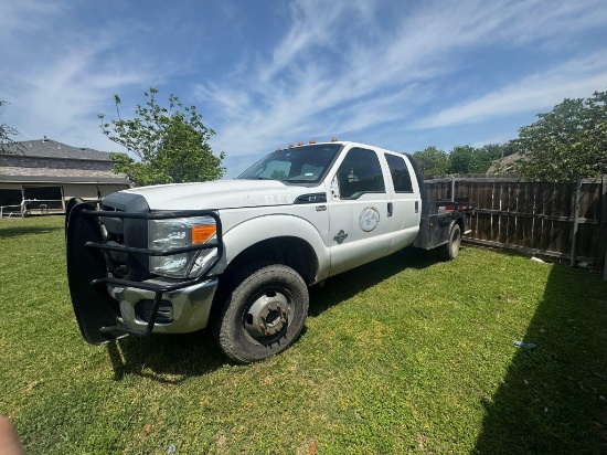 2012 Ford F350 Crew Cab Flatbed