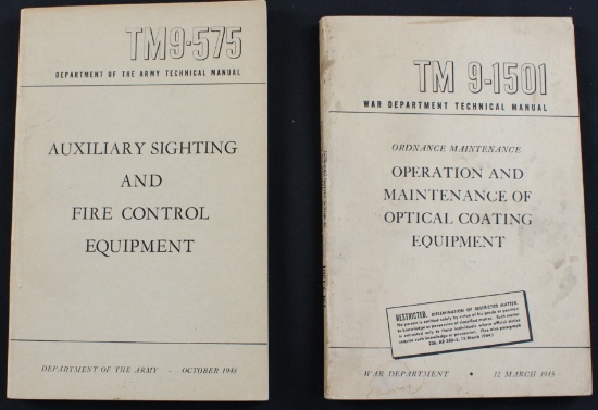 Two War Department and Department of the Army Technical Manuals (FMI)