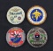 3 USN Challenge Coins (NSP)